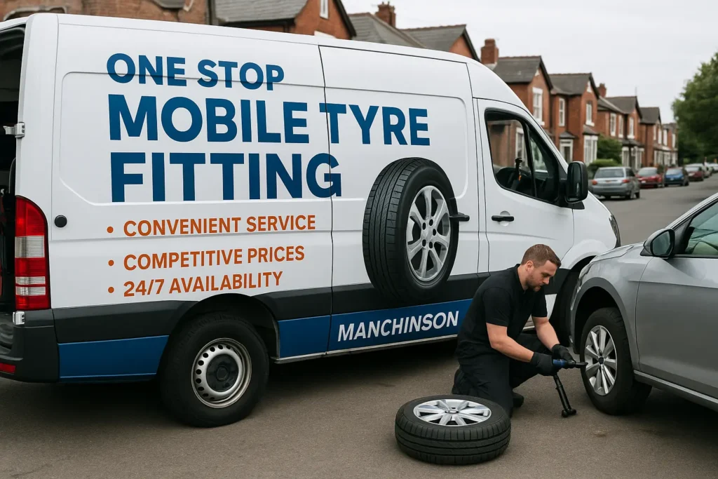 mobile tyre fitting in Manchester