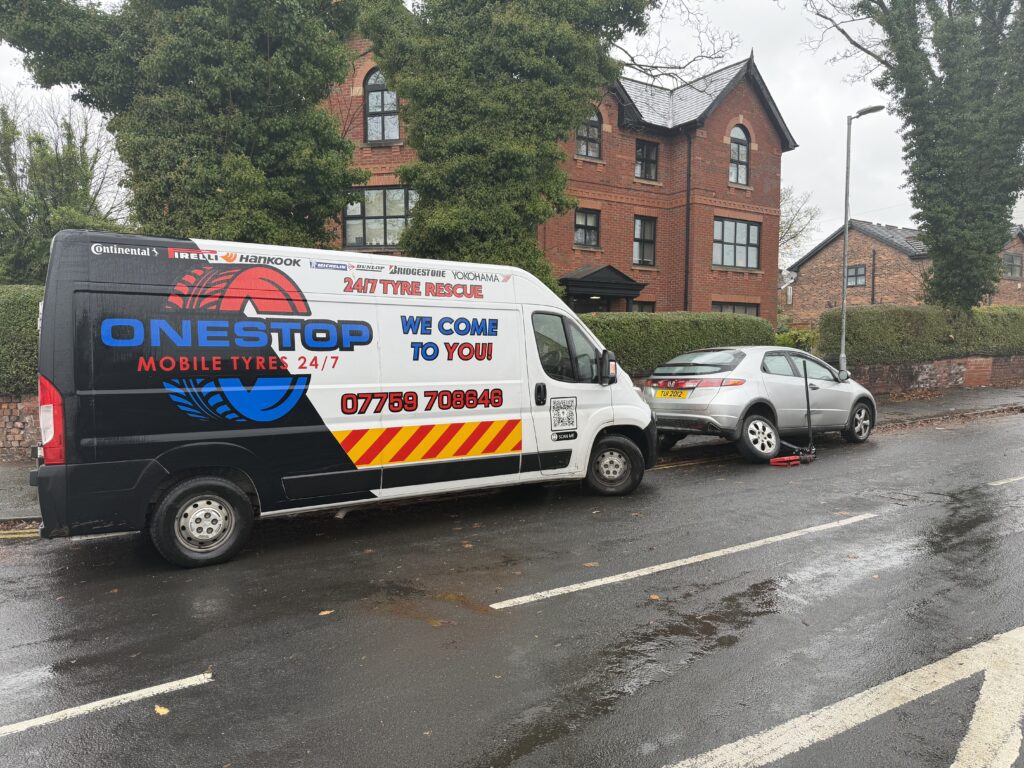 Looking for Mobile Tyre Fitting Moorside? One Stop Mobile Tyres offers fast emergency tyre replacement, puncture repair and roadside assistance.