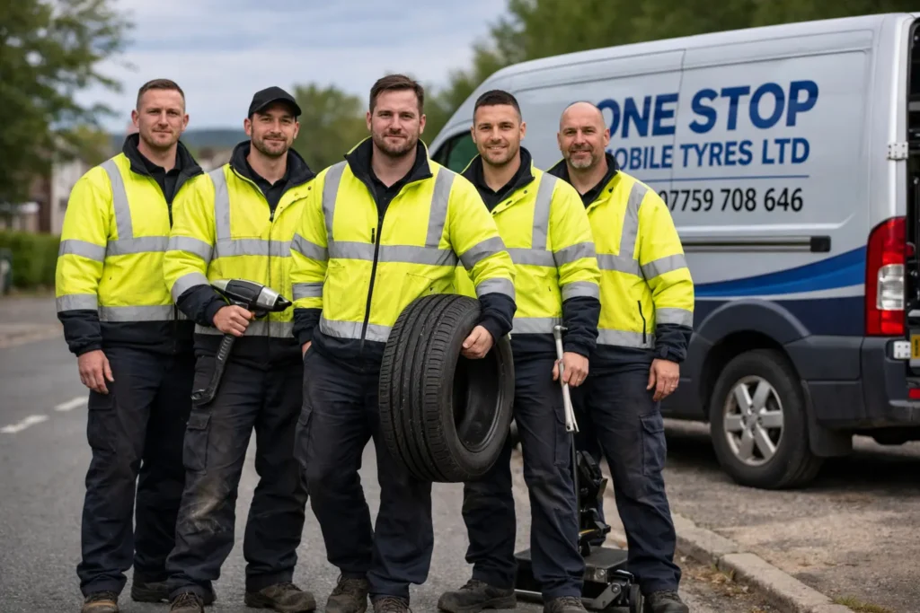 Looking for Mobile Tyre Fitting in Radcliffe East? One Stop Mobile Tyres offers fast emergency tyre replacement, puncture repair and roadside assistance.