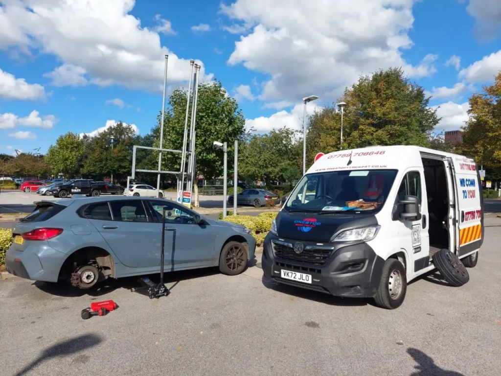 mobile tyre fitting M62