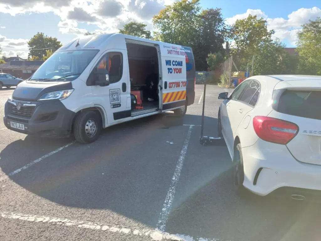 Looking for Mobile Tyre Fitting Woodhouse Park? One Stop Mobile Tyres offers fast emergency tyre replacement, puncture repair and roadside assistance.